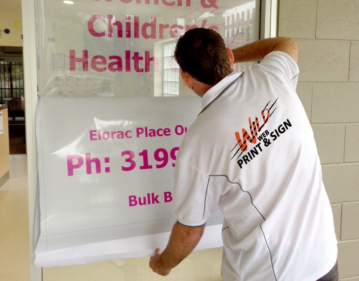 signage installation